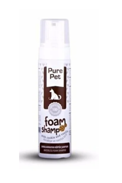PURE PET DURULANMAYAN KÖPÜK SHAMPOO VANİLYA ÖZLÜ 225 ML